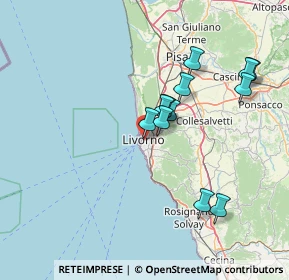 Mappa Via Bernardina, 57125 Livorno LI, Italia (13.51333)