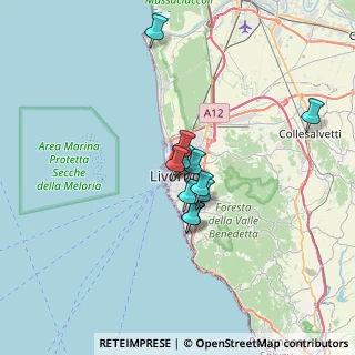 Mappa Via Bernardina, 57125 Livorno LI, Italia (4.74909)