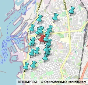 Mappa Via Augusto Novelli, 57125 Livorno LI, Italia (0.7245)