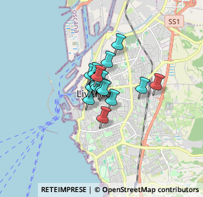 Mappa Scali degli Olandesi, 57125 Livorno LI, Italia (0.71632)