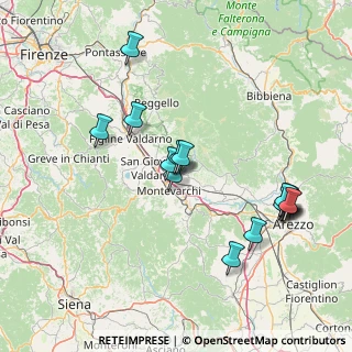 Mappa Via Pratomagno, 52028 Terranuova Bracciolini AR, Italia (16.60125)