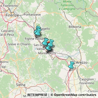 Mappa Via Pratomagno, 52028 Terranuova Bracciolini AR, Italia (7.765)
