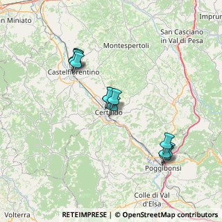 Mappa Piazzetta del Vicariato, 50052 Certaldo FI, Italia (7.0525)
