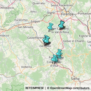 Mappa Via Rivellino, 50052 Certaldo FI, Italia (9.99214)