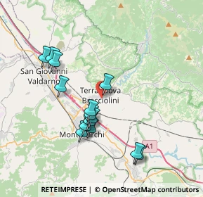 Mappa Via Antonio Gramsci, 52028 Terranuova Bracciolini AR, Italia (3.61643)