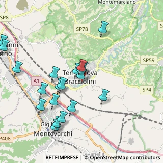 Mappa Via Antonio Gramsci, 52028 Terranuova Bracciolini AR, Italia (2.0995)