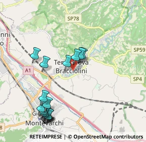 Mappa Via Antonio Gramsci, 52028 Terranuova Bracciolini AR, Italia (2.45)