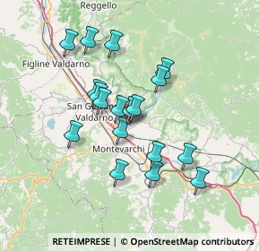 Mappa Via Michelangelo Buonarroti, 52028 Terranuova Bracciolini AR, Italia (6.22444)