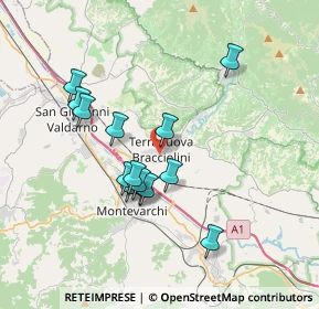 Mappa Via Michelangelo Buonarroti, 52028 Terranuova Bracciolini AR, Italia (3.31429)