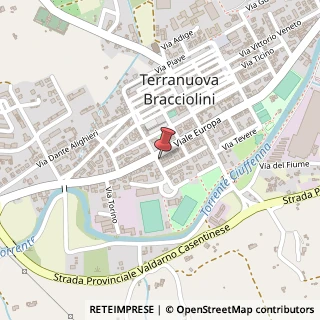 Mappa Via Michelangelo Buonarroti, 1, 52028 Terranuova Bracciolini AR, Italia, 52028 Terranuova Bracciolini, Arezzo (Toscana)