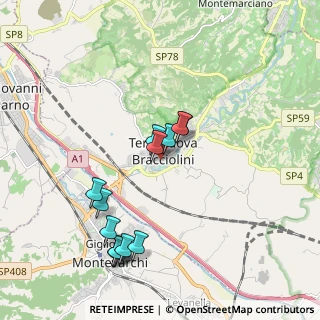 Mappa Via Arno, 52028 Terranuova Bracciolini AR, Italia (1.95615)