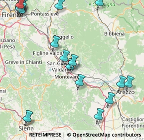 Mappa Via Michelangelo Buonarroti, 52028 Terranuova Bracciolini AR, Italia (24.295)