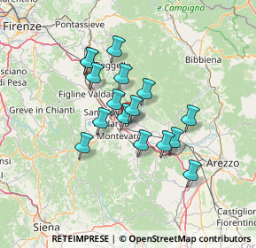 Mappa Via Michelangelo Buonarroti, 52028 Terranuova Bracciolini AR, Italia (10.98938)