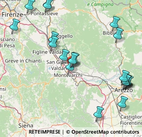 Mappa Via Michelangelo Buonarroti, 52028 Terranuova Bracciolini AR, Italia (20.421)