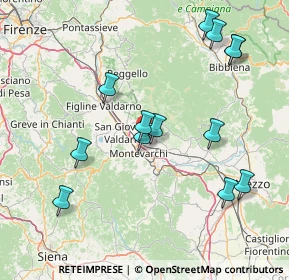 Mappa Via Arno, 52028 Terranuova Bracciolini AR, Italia (17.09)