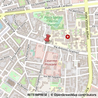 Mappa Via Antonio Gramsci, 50, 57125 Livorno, Livorno (Toscana)