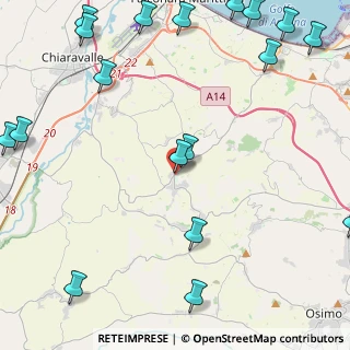 Mappa Via A. De Gasperi, 60020 Agugliano AN, Italia (7.079)