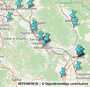 Mappa Via I Maggio, 52028 Terranuova Bracciolini AR, Italia (20.433)