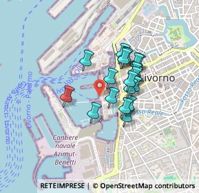 Mappa Via del Molo Mediceo, 57123 Livorno LI, Italia (0.321)