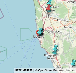Mappa Via del Molo Mediceo, 57123 Livorno LI, Italia (12.80167)