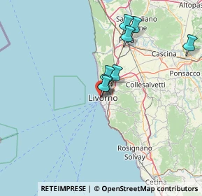 Mappa Via del Molo Mediceo, 57123 Livorno LI, Italia (18.57273)