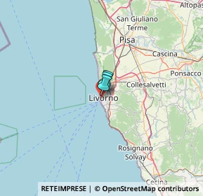 Mappa Via del Molo Mediceo, 57123 Livorno LI, Italia (54.121)