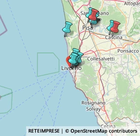 Mappa Via del Molo Mediceo, 57123 Livorno LI, Italia (14.68333)