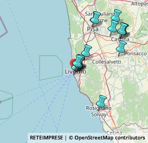 Mappa Via del Molo Mediceo, 57123 Livorno LI, Italia (13.45125)