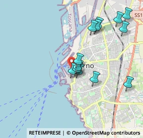 Mappa Via del Molo Mediceo, 57123 Livorno LI, Italia (1.89538)