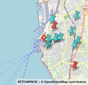 Mappa Via del Molo Mediceo, 57123 Livorno LI, Italia (1.77692)