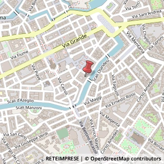 Mappa Scali Aurelio Saffi, 21, 57123 Livorno, Livorno (Toscana)