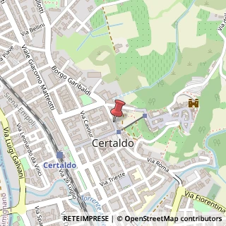 Mappa Borgo Garibaldi, 20, 50052 Certaldo, Firenze (Toscana)