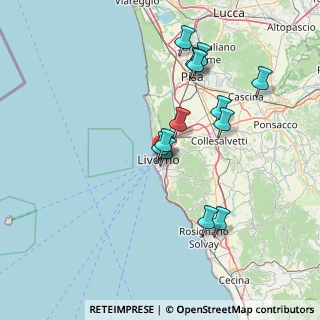 Mappa Via Fagiuoli, 57125 Livorno LI, Italia (14.12923)