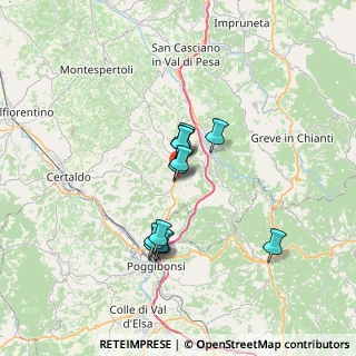 Mappa Via XX Settembre, 50021 Barberino Val D'elsa FI, Italia (5.48083)