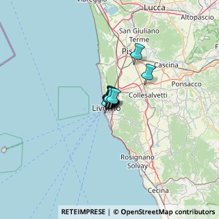 Mappa Via Ernesto Manasse, 57125 Livorno LI, Italia (3.35417)