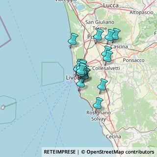 Mappa Via Ernesto Manasse, 57125 Livorno LI, Italia (8.315)