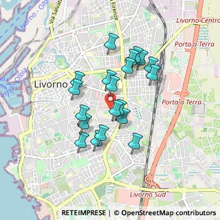 Mappa Via Ernesto Manasse, 57125 Livorno LI, Italia (0.743)