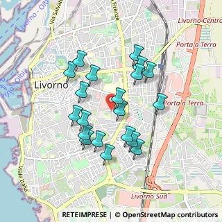 Mappa Via Ernesto Manasse, 57125 Livorno LI, Italia (0.8115)