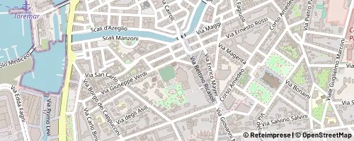 Mappa Livorno