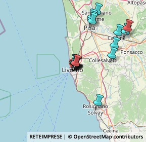 Mappa Via Enrico Mayer, 57125 Livorno LI, Italia (12.95471)