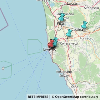 Mappa Via Enrico Mayer, 57125 Livorno LI, Italia (8.09545)