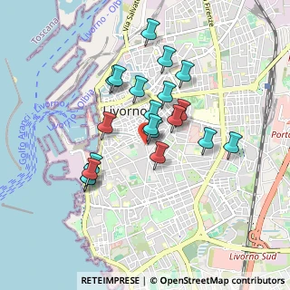 Mappa Via Enrico Mayer, 57125 Livorno LI, Italia (0.786)