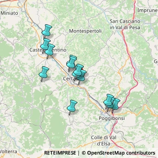 Mappa Certaldo, 50052 Certaldo FI, Italia (6.57769)