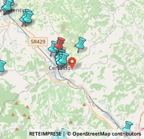 Mappa Certaldo, 50052 Certaldo FI, Italia (5.6325)