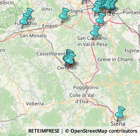 Mappa Certaldo, 50052 Certaldo FI, Italia (20.62316)