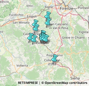 Mappa Certaldo, 50052 Certaldo FI, Italia (7.32429)