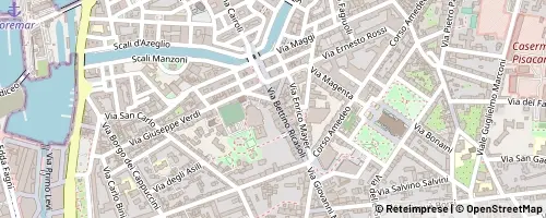 Mappa Livorno