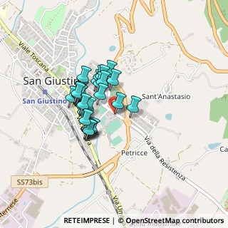 Mappa Via Martiri della Resistenza, 06016 San Giustino PG, Italia (0.32414)