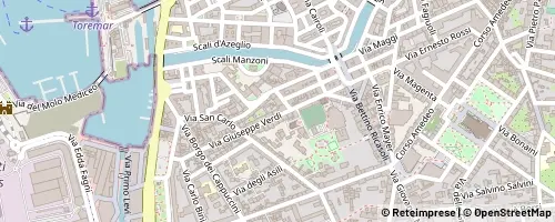 Mappa Livorno