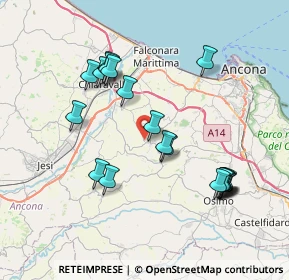 Mappa 60020 Agugliano AN, Italia (7.8515)